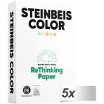 5x 500 Bl Steinbeis Color blue A 4 80 g recycled paper