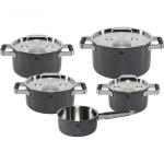 Zwilling Pure Cookware Set 5-Pc 18/10 Grey