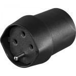 NN Fixadapter Schweiz Typ 23 schwarz 163/802 sw