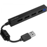 Speedlink SNAPPY SLIM USB Hub 4-Port, USB 2.0, Passive, black