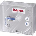 1x5 Hama CD Jewel-Case transparent                44748
