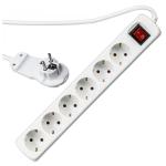 REV Multiple Socket Outlete 6-fold 2m white
