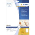 Herma transparent Labels 210x297 10 Sheets DIN A4 10 pcs.    8964