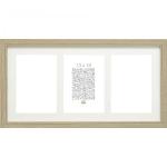 Deknudt S66KB3 Gallery 3x13x18 Wood nature w. Passepartout