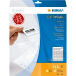 Herma Slide Pockets 5x5 10 sheets clear/matt        7698