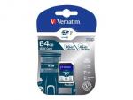 Verbatim SDXC Karte Pro     64GB Class 10 UHS-I             47022