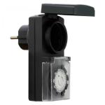 REV Timer Mechanical Outdoor, black 0025700409