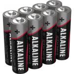 1x8 Ansmann Alkaline Mignon AA LR 6 red-line