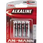 1x4 Ansmann Alkaline Micro AAA LR 03 red-line