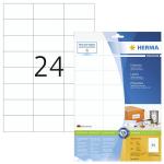 Herma Labels 70x37 white 10 Sheets DIN A4 240 pcs. 8644