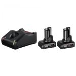Bosch 2x 6.0Ah, GAL 12V-40 Rechargeable Battery