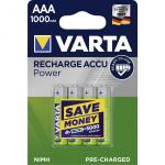 10x4 Varta Rechargeable Accu NiMh 1000 mAh Micro