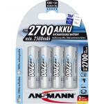 1x4 Ansmann rech. battery 2700 Mignon AA 2500 mAh