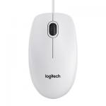 Logitech B100 Optical USB Mouse white OEM