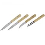 Opinel Natural 4 essential knives Box Set