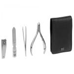 Zwilling Manicure & Pedicure 4-Pc with Nail Clipper, Leather