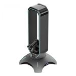 LC-Power LC-HUB-HEAD-BUNGEE USB 3.0 Hub, Headphone Holder