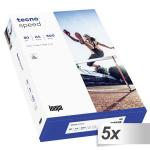 5x 500 Sheets tecno speed A 4 80 g Universal Paper white