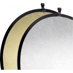 Walimex Foldable Reflector gold/silver, Ø107cm