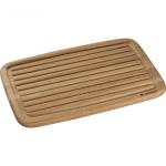 Zassenhaus Brotschneidebrett Gummibaum 42x27,5x2cm