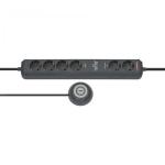 Brennenstuhl ECO-Line Extension Socket Comfort Switch Plus 6-way