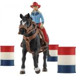 Schleich Farm World     42576 Cowgirl Barrel Racing Fun