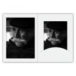 1x100 Daiber Portrait folders w. passepartout 13x18 white silk