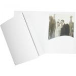 1x100 Daiber Portrait folders Profi-Line  13x18 white silk