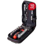 Wiha socket and bit set 1/4