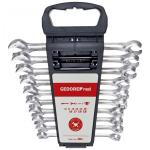 GEDORE red Combination Ratchet open-end Spanner 10-pieces