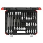 GEDORE red Screwdriver Bit Sockets 1/2  TX 32-pieces