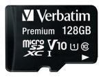 Verbatim microSDXC         128GB Class 10 UHS-I incl Adapt. 44085