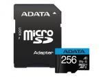 ADATA CARD MICROSDHC       256GB UHS-I CL10 100/20 MB/s W/1 Adap.