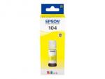 Epson EcoTank yellow T 104 65 ml               T 00P4