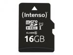 Intenso microSDHC           16GB C10 UHS-I U1 Performance Adapter