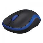 Logitech M 185 Cordless Notebook Mouse USB black / blue